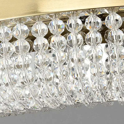 Bergamo Double Ring Crystal ChandelierBy Morsale.com