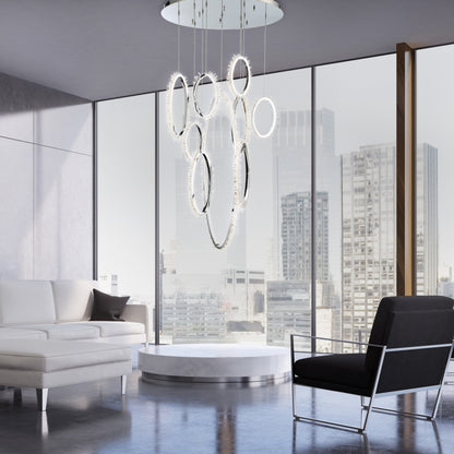 9-Light Luxe Chandelier by EurofaseBy Eurofase Lighting