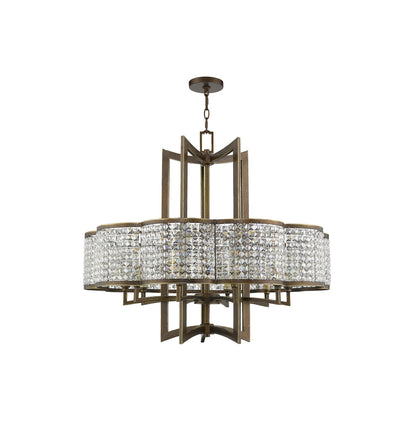 Grammercy Chandelier, Hand-Painted Palatial BronzeBy Livex Lighting Inc.