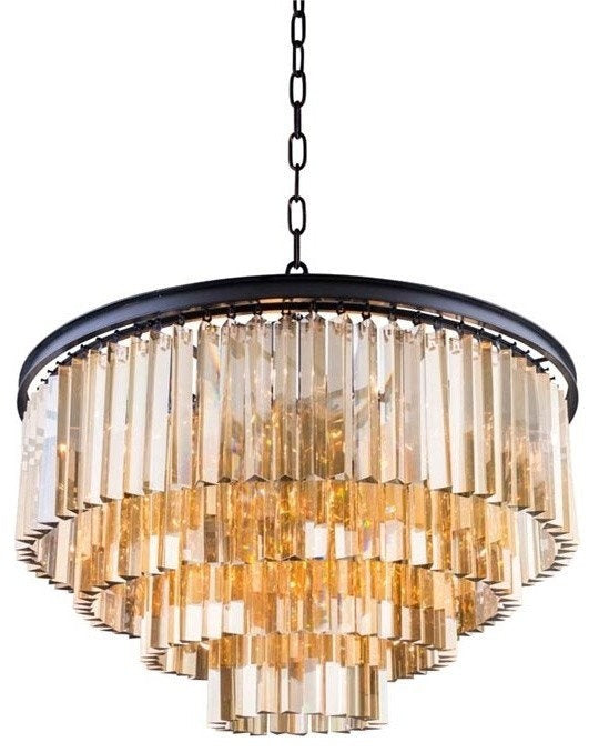 Urban Classic 1201 Sydney 17-LT 32" Royal Pendant, Brown/SmokeBy Urban Classic
