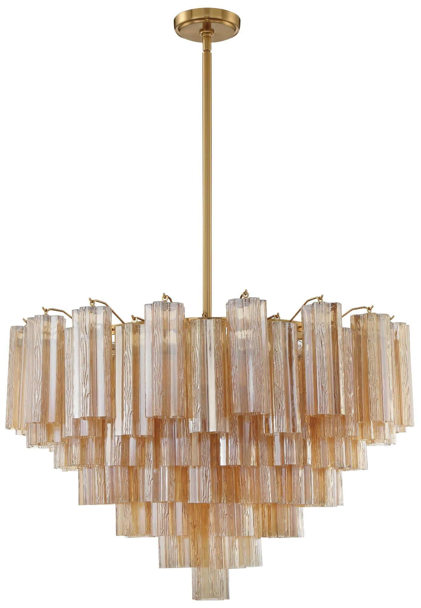 Addis 16 Light Aged Brass Chandelier