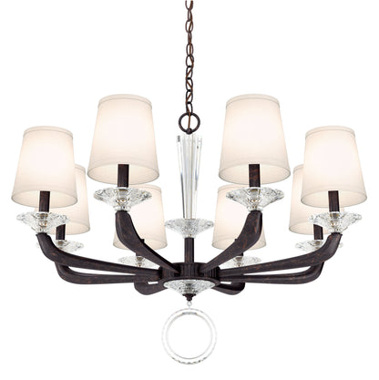 Schonbek Ma1008N-76O 8 Light Crystal Chandelier, Heirloom BronzeBy Schonbek