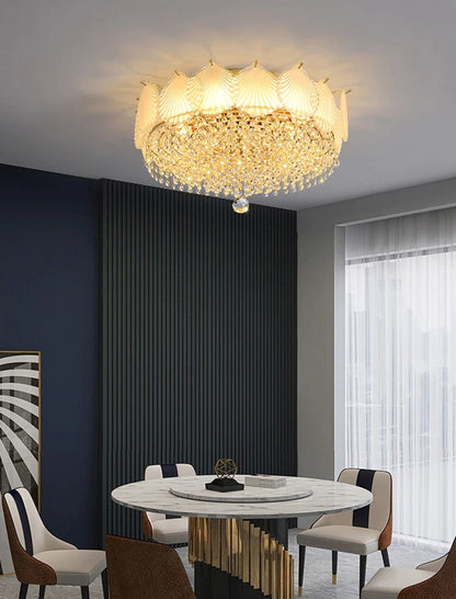 Agliana | Luxury Creative Crystal Chandelier, Dia31.5"By Miron Demid LLC