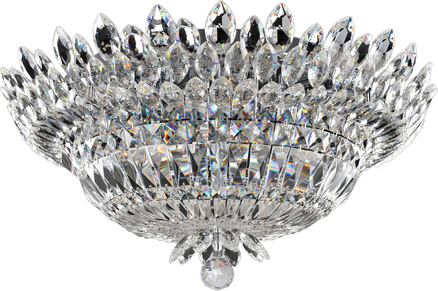 Belluno Flush Mount, Chrome, 33"By KALCO LIGHTING