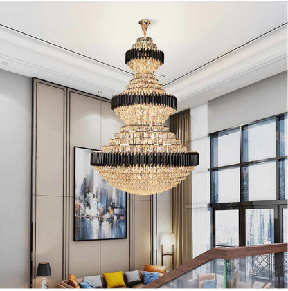 Arenzano | Grand Luxurious Multi-level Crystal Chandelier, 47.2''By Miron Demid LLC