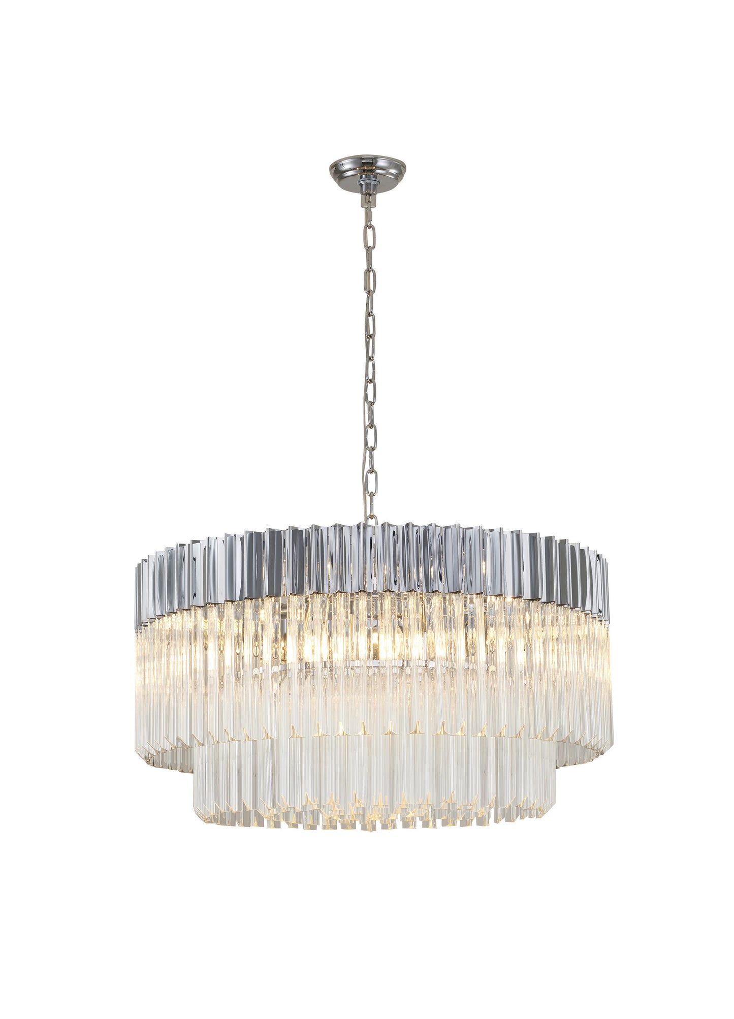Bethel International WE07C31CH 12-Light Chandelier, ChromeBy Bethel Intl.