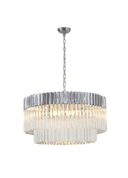 Bethel International WE07C31CH 12-Light Chandelier, ChromeBy Bethel Intl.