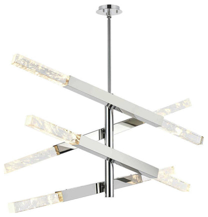Ari 8 Light Pendant, ChromeBy Elegant Furniture & Lighting