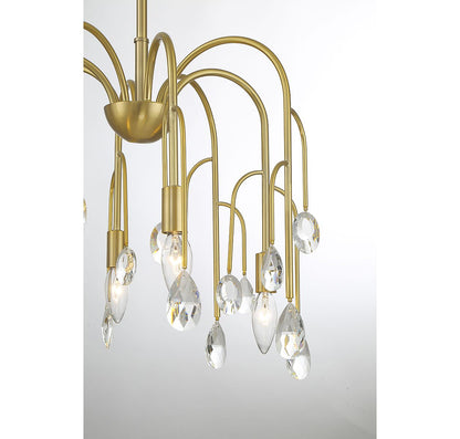 Anholt 8-Light Chandelier, Noble BrassBy Savoy House