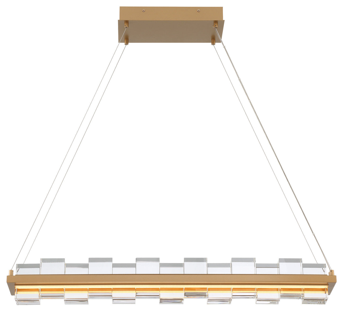 Bruco 2-Light Island Chandelier, GoldBy Eurofase Lighting