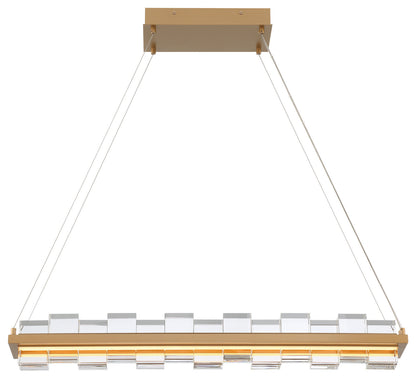 Bruco 2-Light Island Chandelier, GoldBy Eurofase Lighting