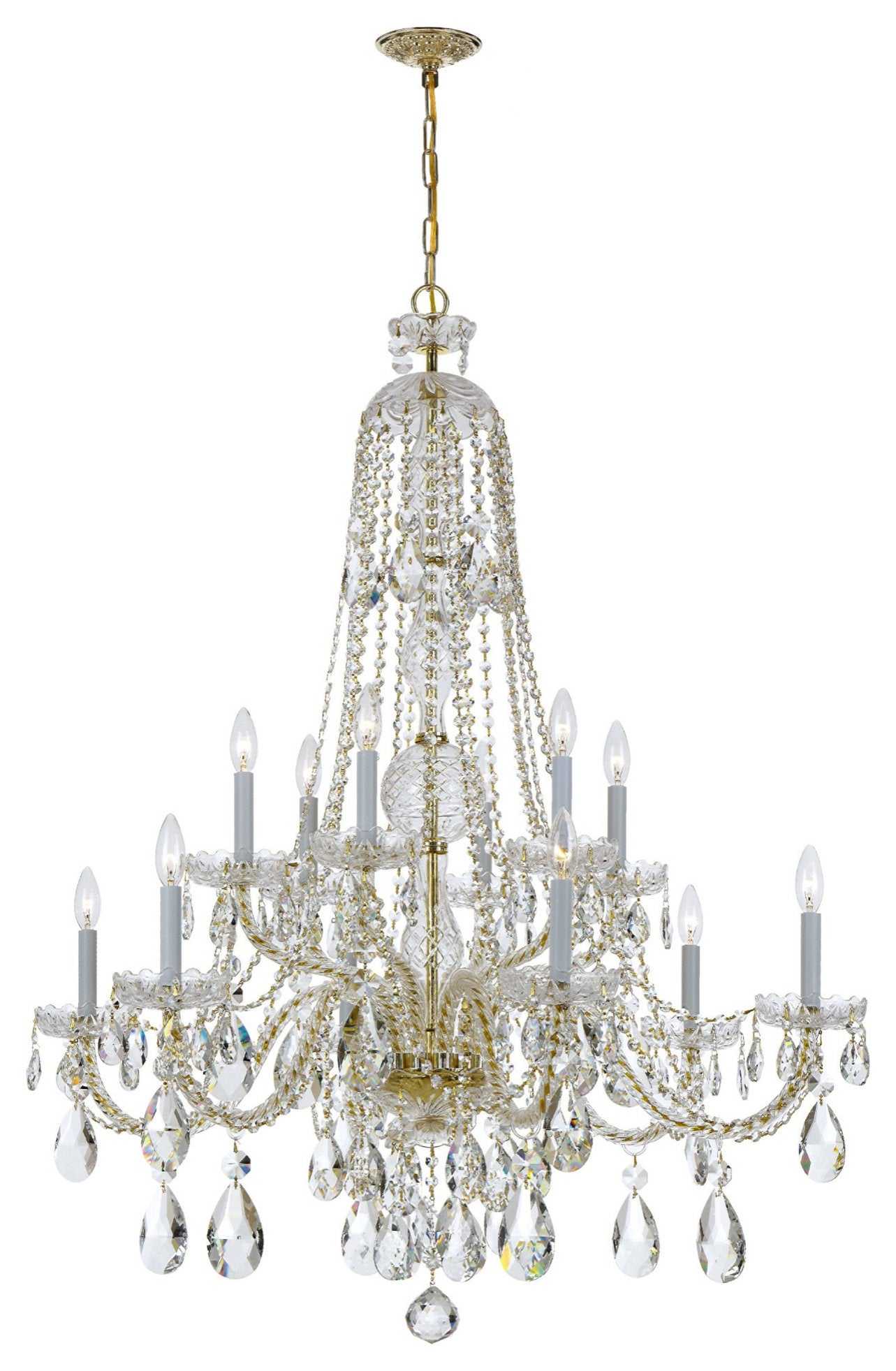 Crystorama Lighting Group 1112-CL-S Traditional Crystal 12 Light - PolishedBy Crystorama Lighting