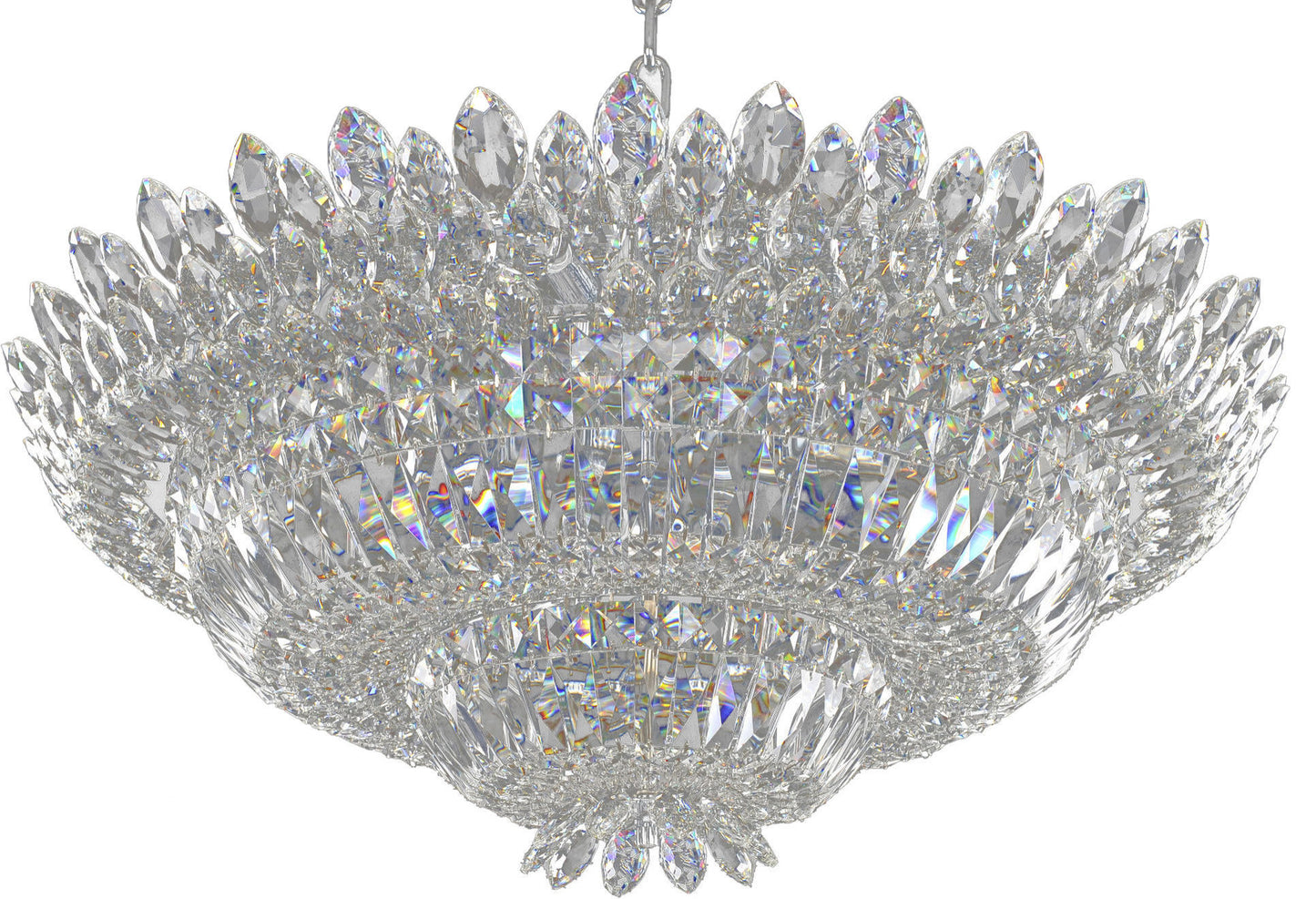 Belluno Flush Mount, Chrome, 33"By KALCO LIGHTING