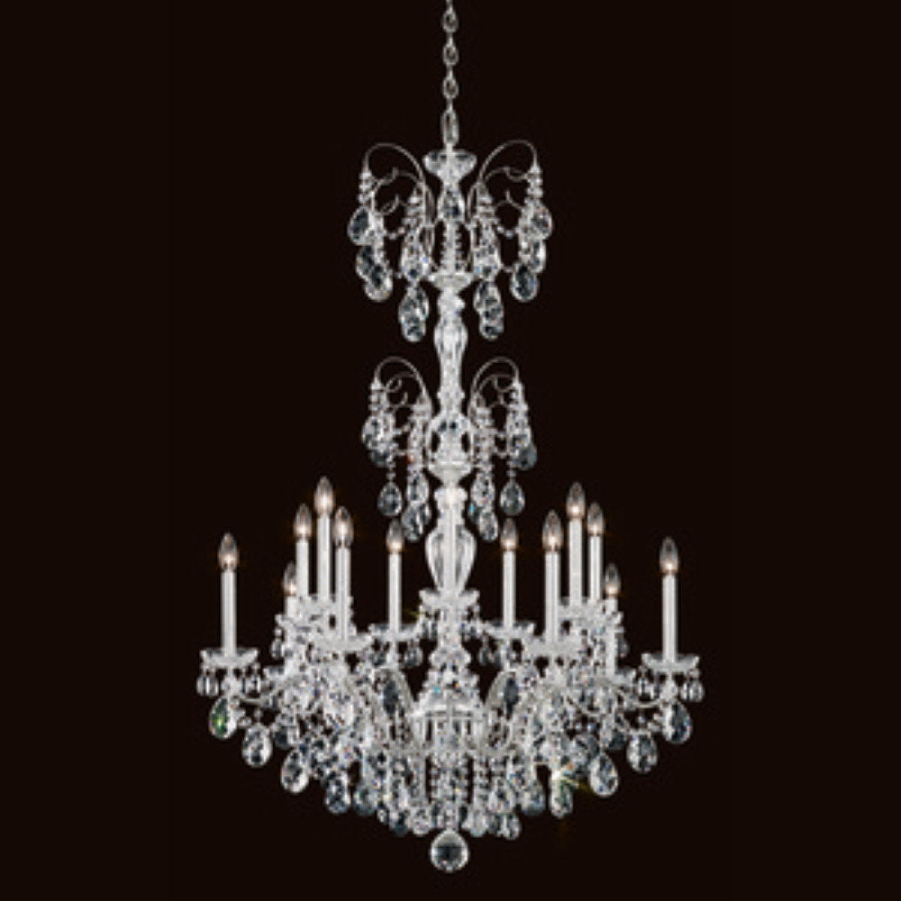 Schonbek St1952N-40H 14 Light Crystal Chandelier, Polished SilverBy Schonbek