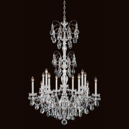 Schonbek St1952N-40H 14 Light Crystal Chandelier, Polished SilverBy Schonbek