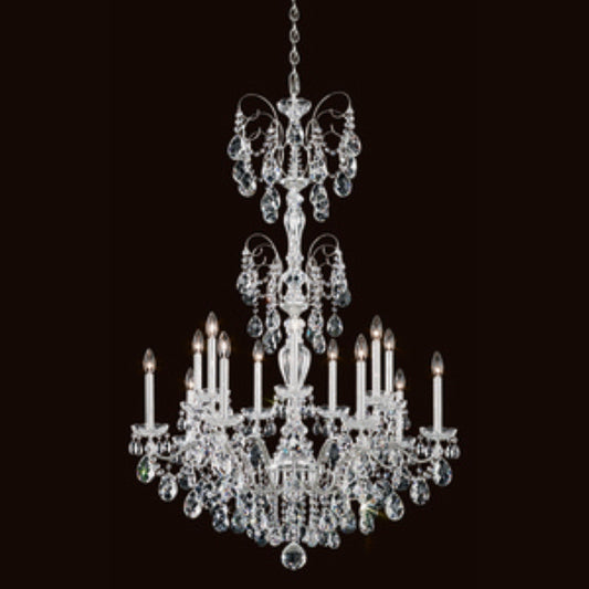 Schonbek St1952N-40H 14 Light Crystal Chandelier, Polished SilverBy Schonbek
