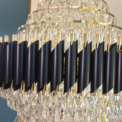 Arenzano | Grand Luxurious Multi-level Crystal Chandelier, 47.2''By Miron Demid LLC