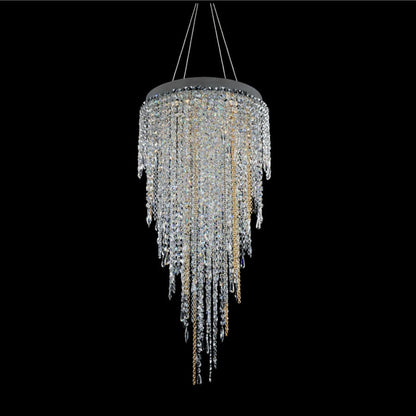 Allegri Tenuta 10 Light 24" Wide Crystal Chandelier