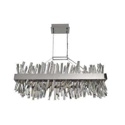Allegri Glacier 36" Wide LED Linear Chandelier