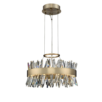 Allegri Glacier 2 Light 20" Wide LED Pendant
