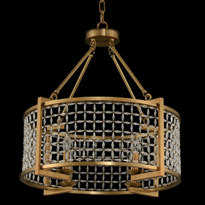 Allegri Verona 24" Wide Pendant with Firenze Crystal