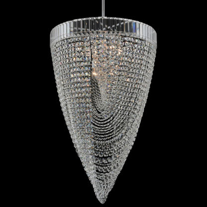 Allegri Mira 26" Wide Pendant with Firenze Crystal