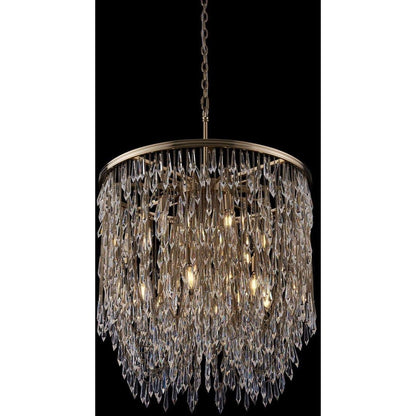 Allegri Frangia 12 Light 29" Wide Crystal Pendant