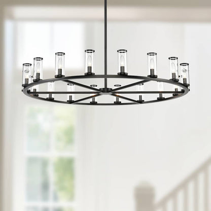 Alora Lighting Revolve 18 Light 47" Wide Taper Candle Chandelier
