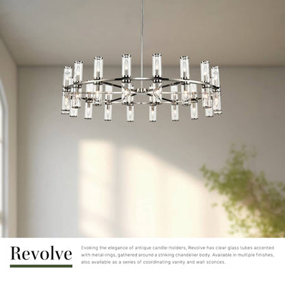 Alora Lighting Revolve 36 Light 47" Wide Taper Candle Chandelier