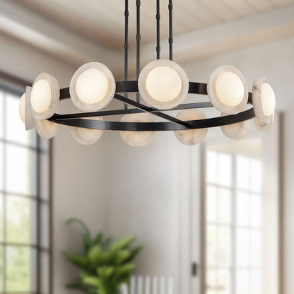 Alora Lighting Alonso 51" Wide LED Ring Chandelier