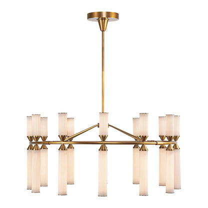 Alora Lighting Edwin 38" Wide LED Ring Chandelier
