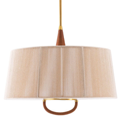 Arteriors Middlebury 6 Light 29" Wide Drum Chandelier