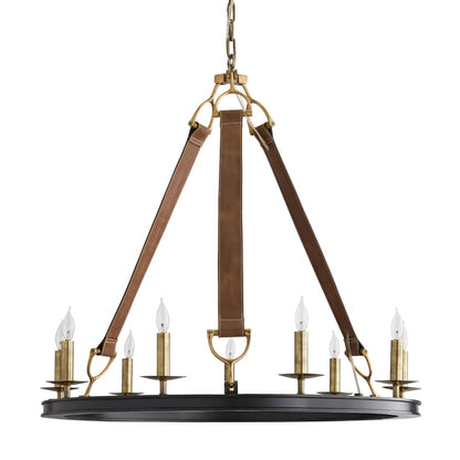 Arteriors Chaney 9 Light 33" Wide Ring Chandelier