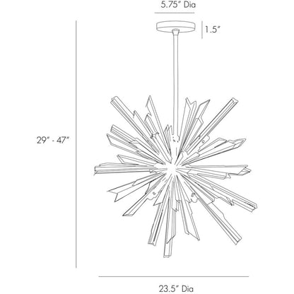 Arteriors Waldorf 23" Chandelier