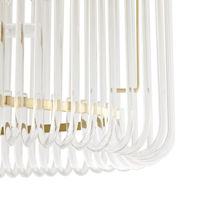 Arteriors Chandler 12 Light 51" Wide Linear Chandelier