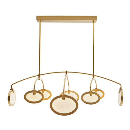 Arteriors Rosabel 56" Wide LED Commercial Abstract Chandelier