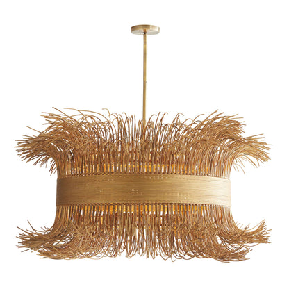 Arteriors Filamento 6 Light 42" Wide Abstract Drum Chandelier