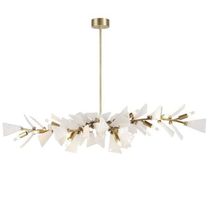 Arteriors Delmar 12 Light 58" Wide Linear Chandelier