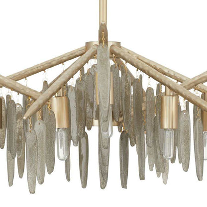 Arteriors Gia 12 Light 40" Wide Waterfall Chandelier