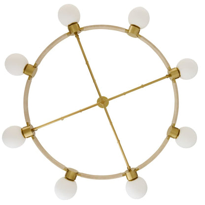 Arteriors Liberty Chandelier 8 Light 56" Wide Ring Chandelier