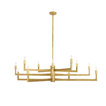 Arteriors Griff Large Chandelier 12 Light 56" Wide Taper Candle Style Chandelier