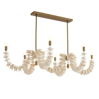 Arteriors Kalama 8 Light 57" Wide Linear Chandelier