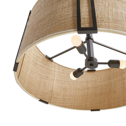 Arteriors Amida 3 Light 29" Wide Drum Chandelier