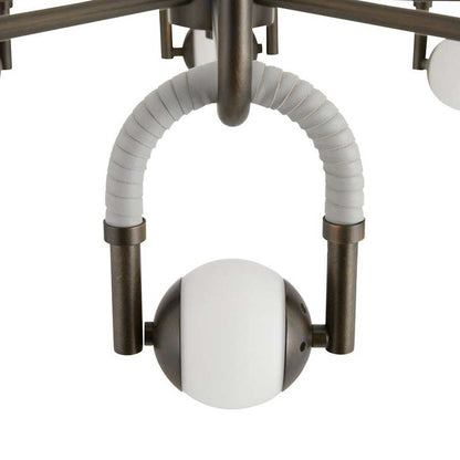 Arteriors Hollins 33" Wide LED Chandelier with Opal Glass Shades