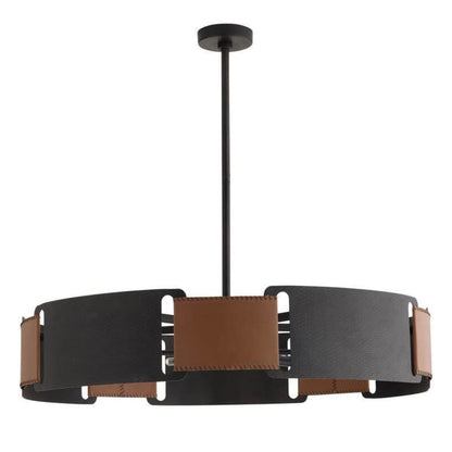 Arteriors Ivan 5 Light 37" Wide Drum Chandelier