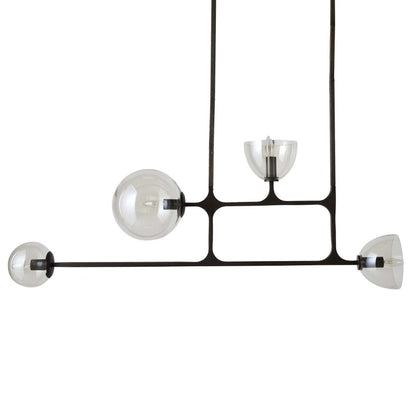 Arteriors Dillon 4 Light 21" Wide Linear Chandelier