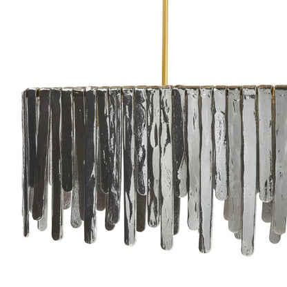 Arteriors Leighton 7 Light 52" Wide Linear Chandelier