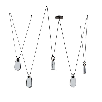 Arteriors Melt Chandelier 86" Wide Abstract Chandelier