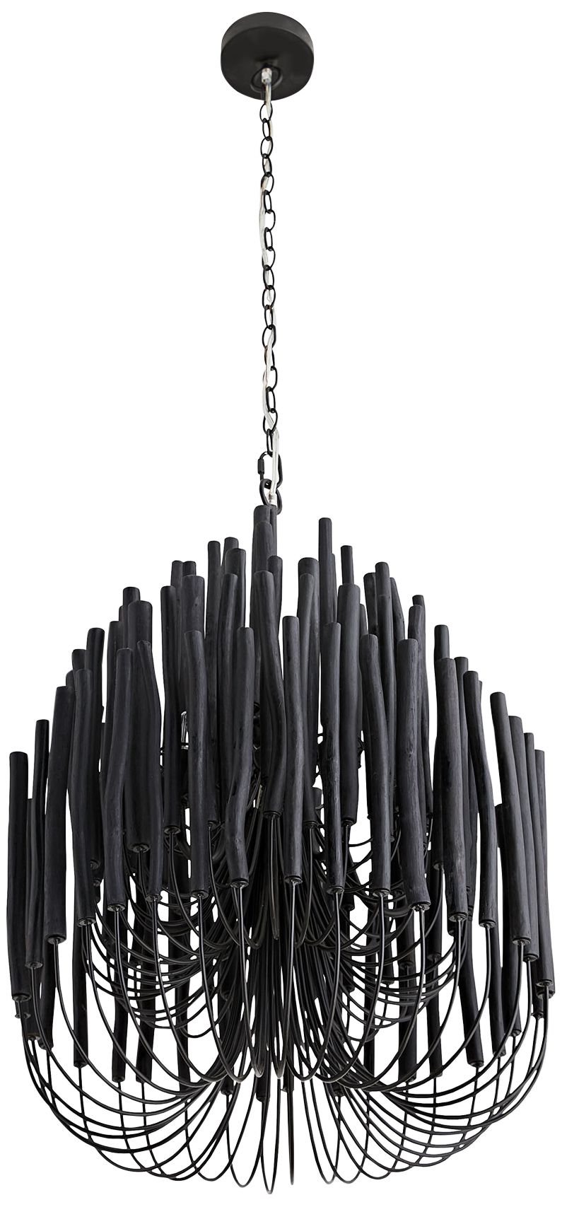 Arteriors Home Tilda 21" Wide Black Chandelier