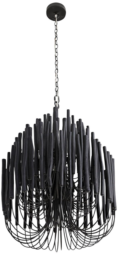 Arteriors Home Tilda 21" Wide Black Chandelier